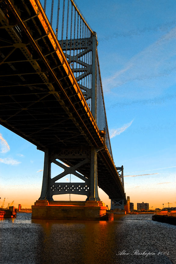 photo "Philly Bridge" tags: travel, architecture, landscape, 