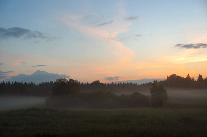 photo "Fog" tags: landscape, night, sunset