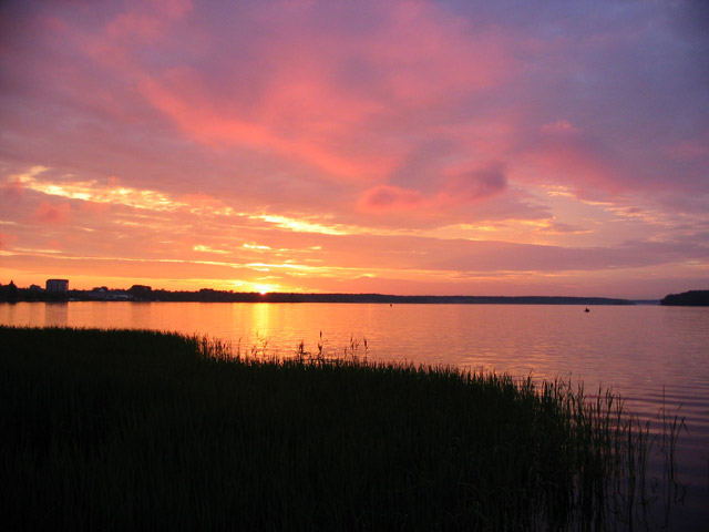 photo "r.Volga" tags: landscape, sunset, water