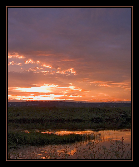 photo "Situated near Moscow evenings - 3" tags: landscape, sunset