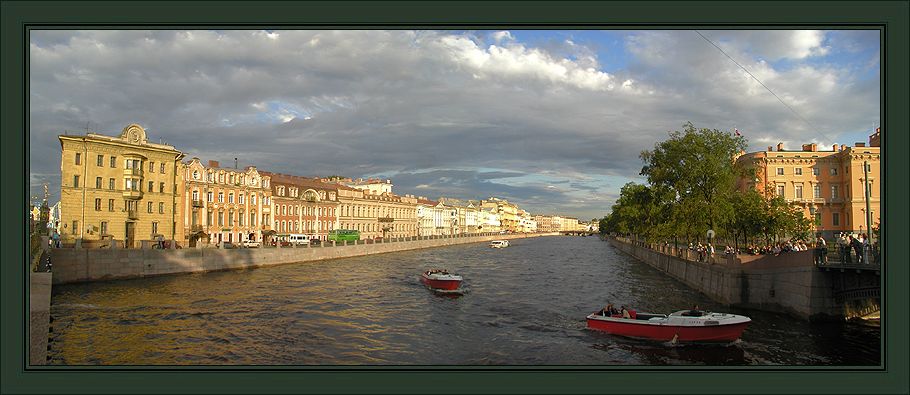 photo "The Fontanka River" tags: architecture, landscape, water