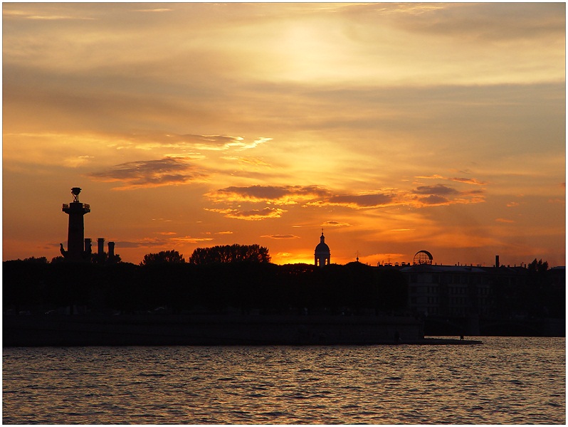 photo "Red Sunset" tags: landscape, architecture, sunset