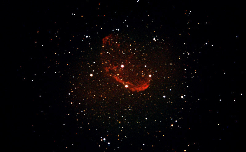 photo "The Crescent Nebula" tags: landscape, night