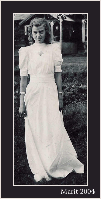 фото "Confirmation to my mother 1944." метки: разное, 