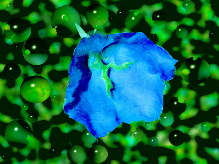 фото "В голубом" метки: природа, абстракция, цветы