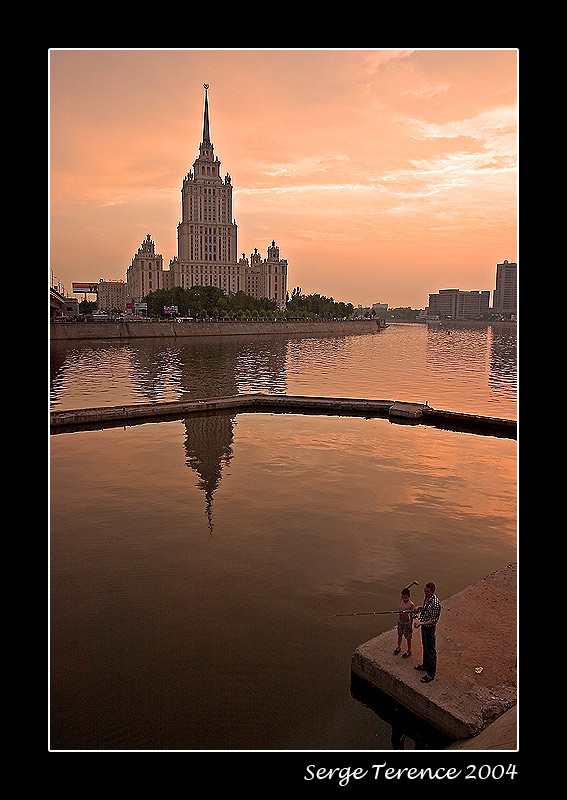 фото "Вечерняя рыбалка." метки: архитектура, портрет, пейзаж, дети