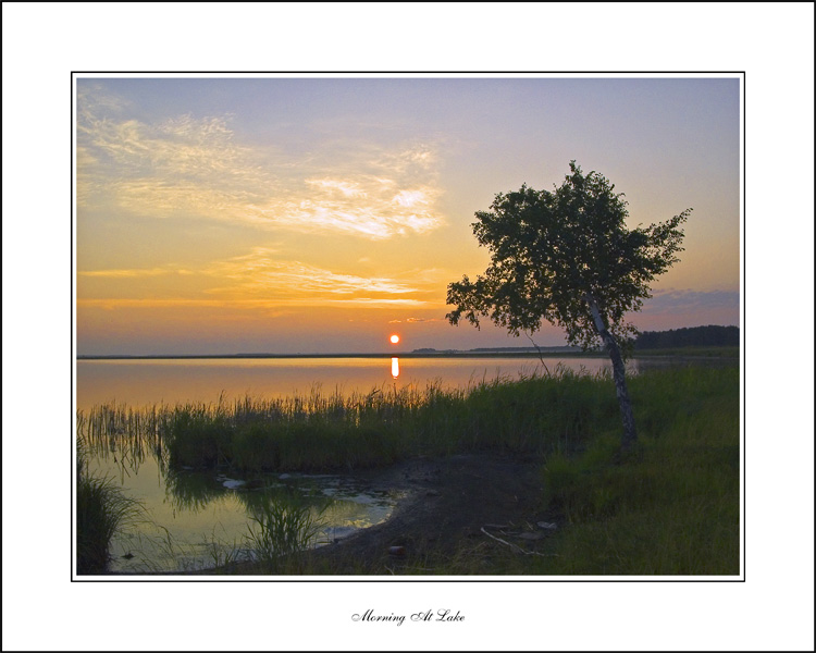 photo "Morning at Lake" tags: landscape, summer, sunset