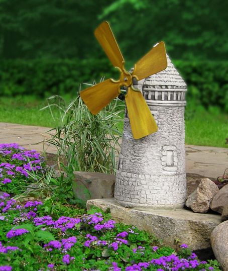 photo "A Little WindMill" tags: landscape, nature, flowers