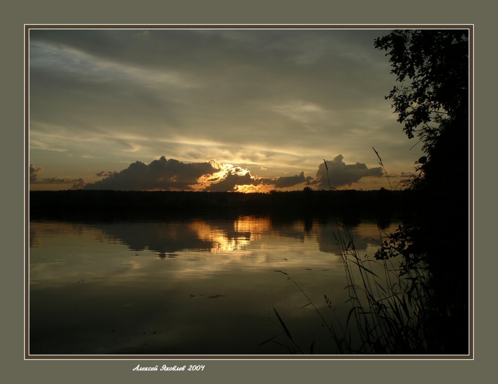 photo "Zhostovo" tags: landscape, sunset, water