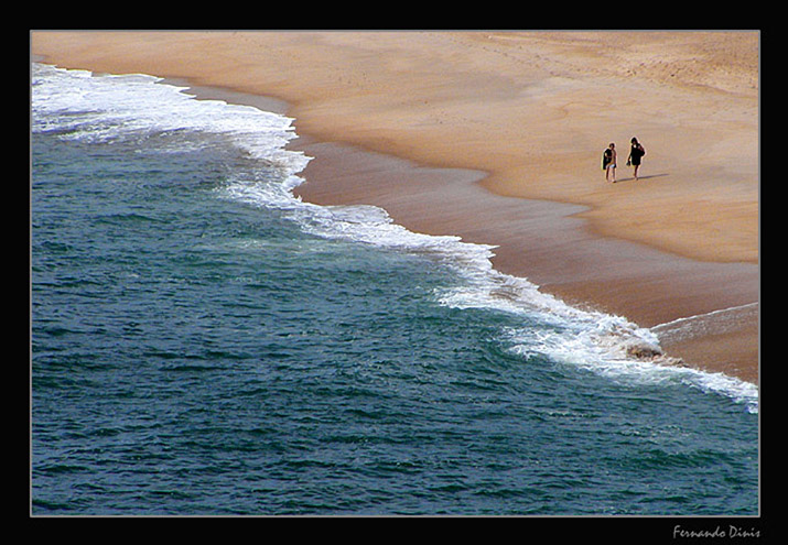 photo "Walking in the beach" tags: landscape, genre, water