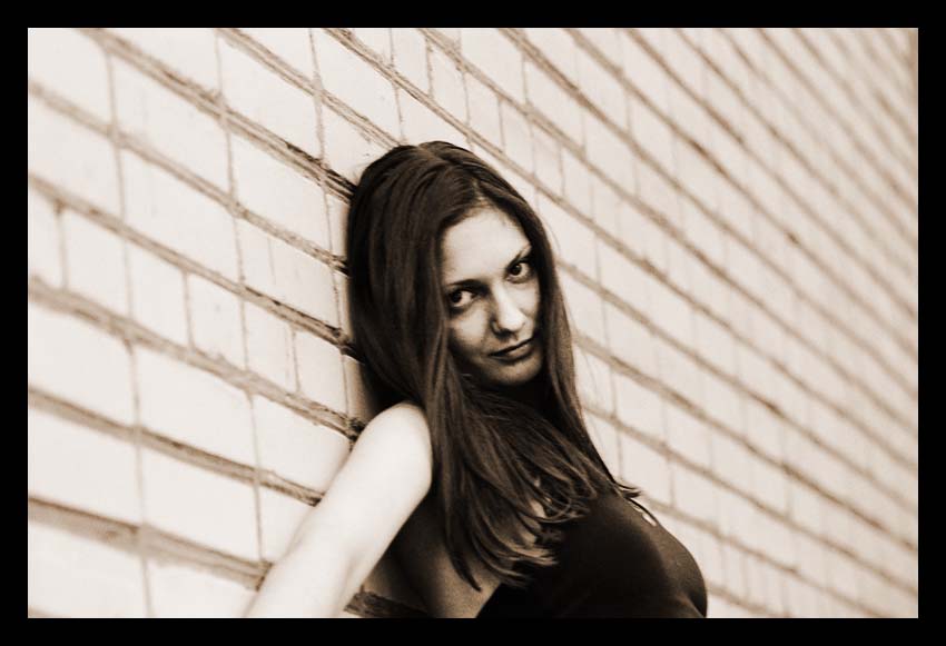 photo "Nastya" tags: portrait, black&white, woman