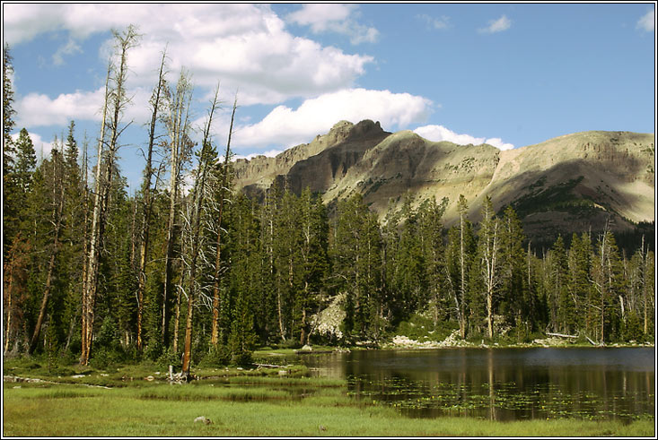 photo "Bony Lake." tags: landscape, forest, mountains