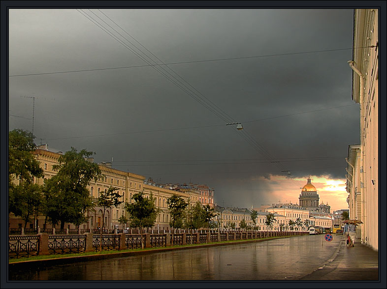 photo "The Moika river" tags: architecture, landscape, clouds