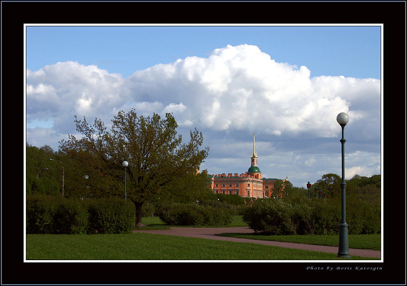 photo "View on Mikhailovski`s castle" tags: architecture, travel, landscape, Europe