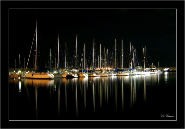 photo "Night... Port" tags: landscape, night