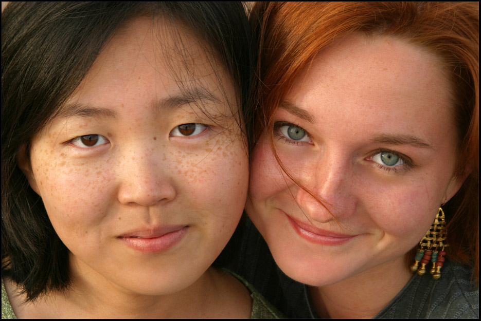 photo "Подружки (friends)" tags: portrait, woman