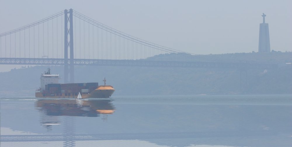 photo "River Tejo under fog" tags: landscape, water
