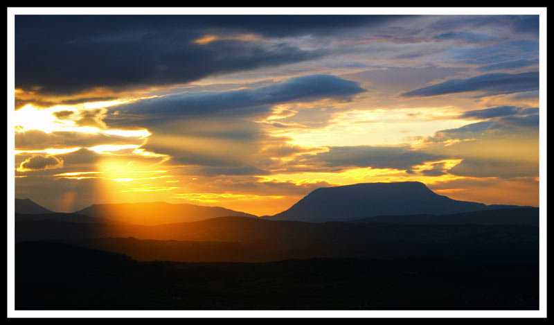 photo "Sunset over muckish mountain" tags: landscape, sunset