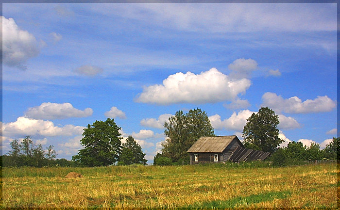 фото "Среднерусский пейзаж." метки: пейзаж, лето, облака