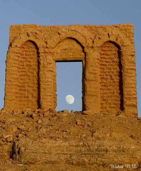 photo "Moon thru 3rd century opening!" tags: misc., 