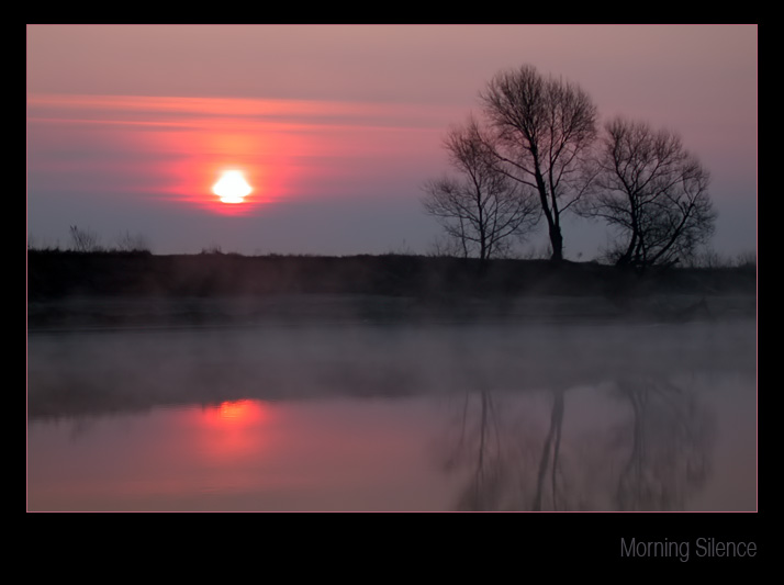 photo "Morning silence" tags: landscape, sunset, water