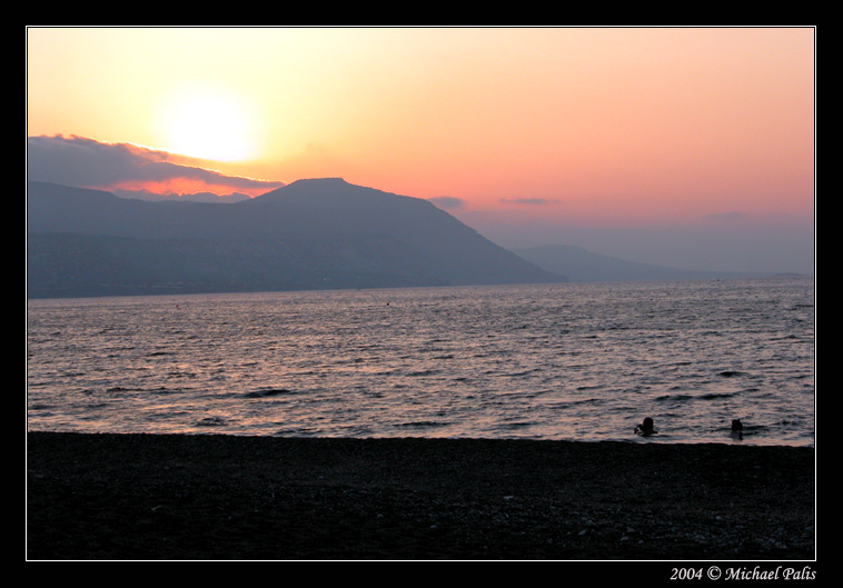 photo "Swimming with Sunset!!" tags: landscape, sunset, water