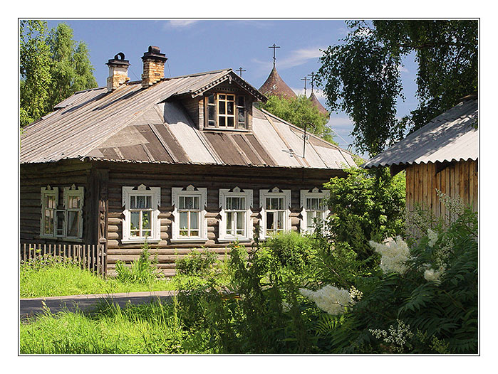 photo "On Kargopol`s street" tags: architecture, landscape, 