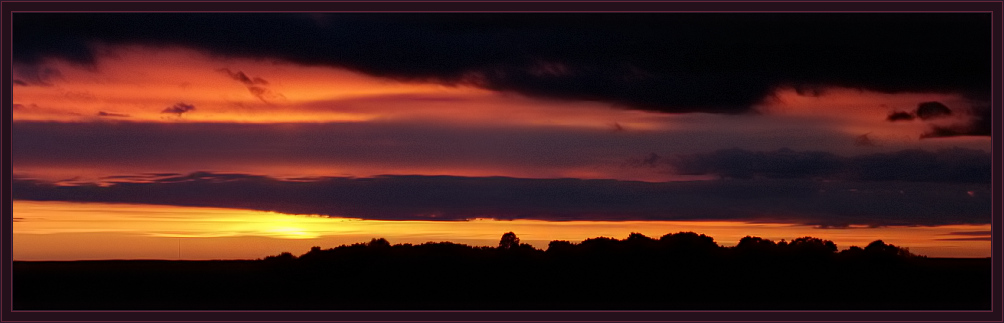 photo "One Last Look" tags: landscape, clouds, sunset