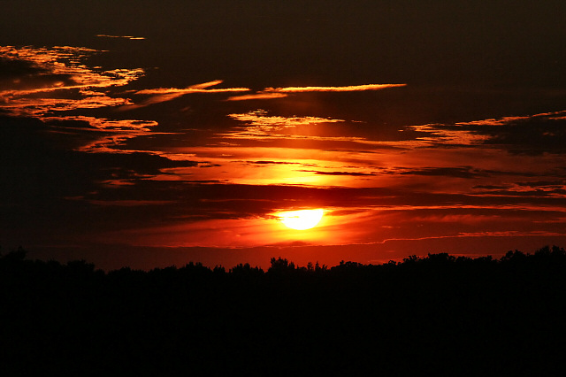 photo "Sunset over the Ridge" tags: landscape, summer, sunset