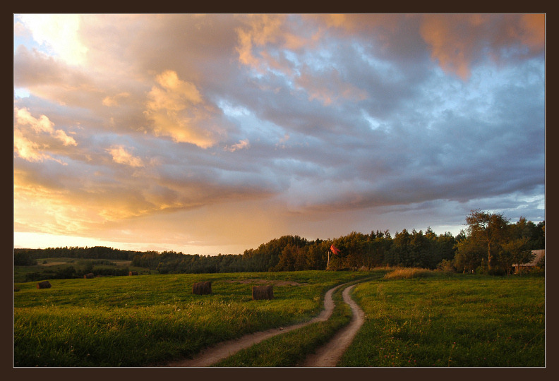 фото "Вечер на хуторе" метки: пейзаж, закат, лето