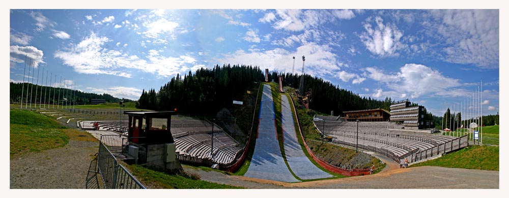 photo "The skijump in Trondheim" tags: landscape, 