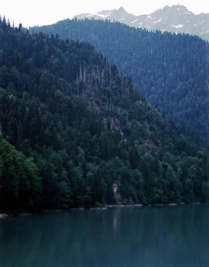 фото "Рица" метки: пейзаж, вода, горы