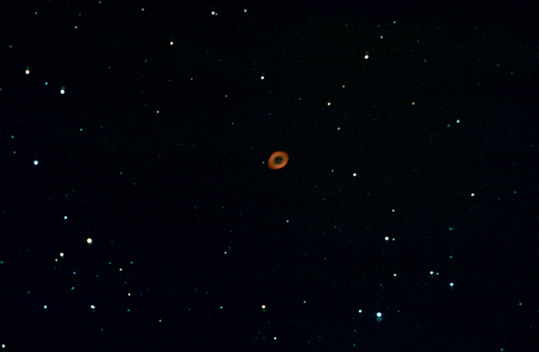 photo "The dying star M57" tags: landscape, night