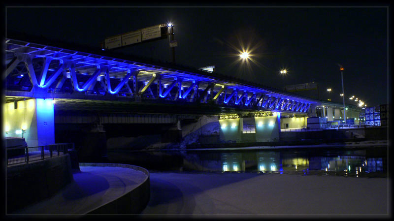 photo "bridge" tags: architecture, landscape, night