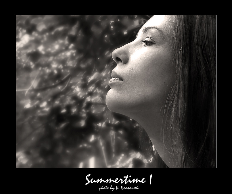 фото "Summertime (part I)" метки: портрет, черно-белые, женщина