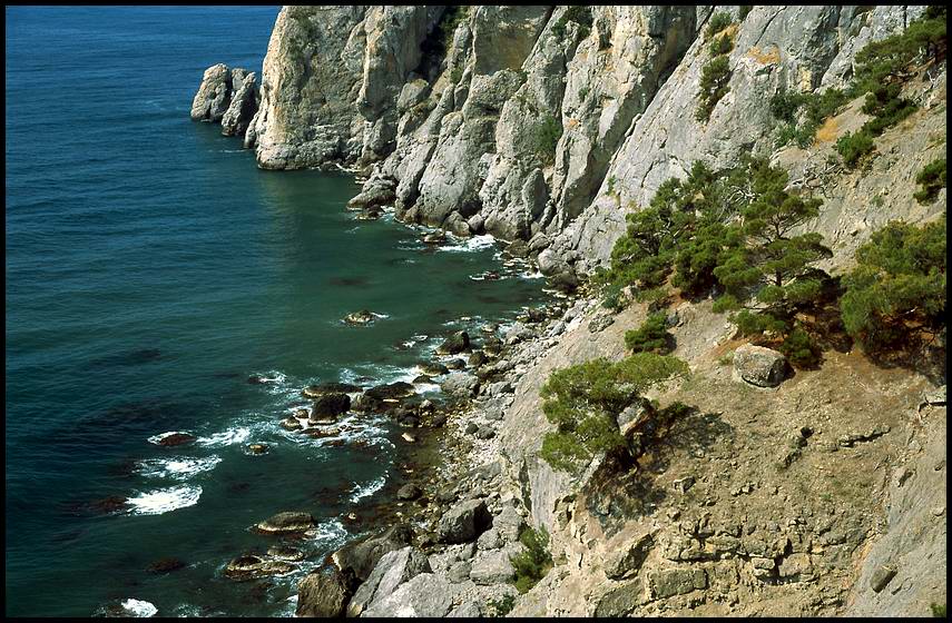 фото "на скалах Караул-Оба" метки: пейзаж, вода, горы