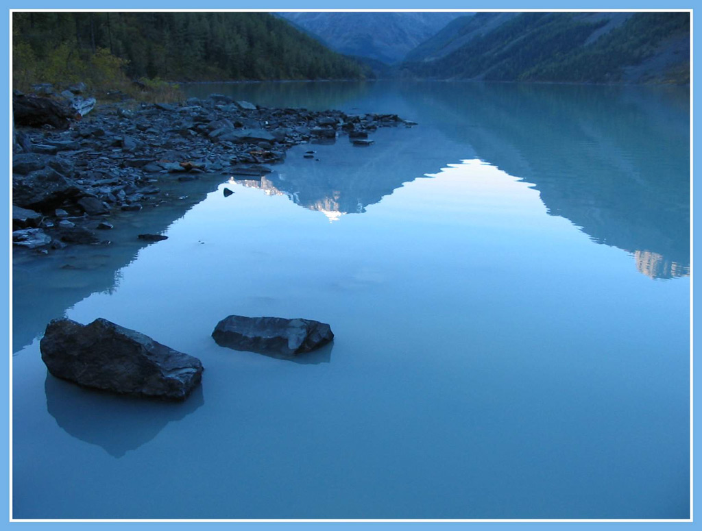 фото "Блюз" метки: пейзаж, вода, горы