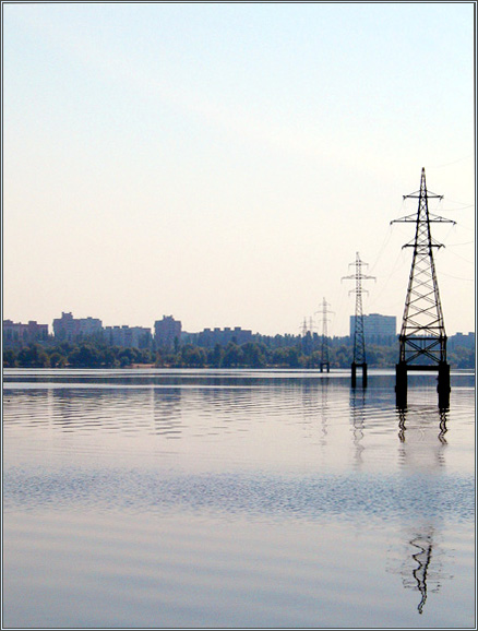 photo "Electricity" tags: landscape, summer, water