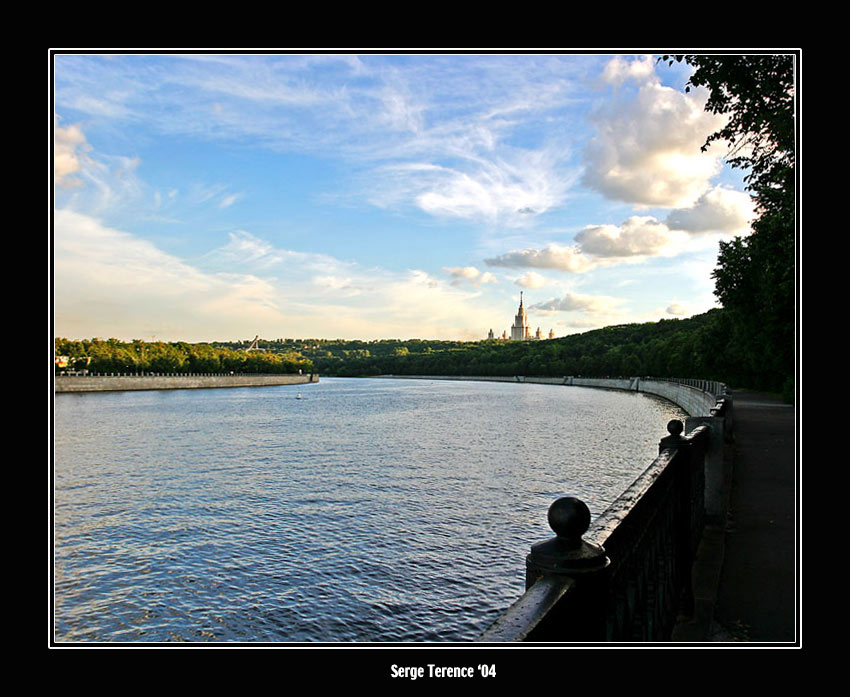 фото "Moscowriver." метки: пейзаж, архитектура, вода