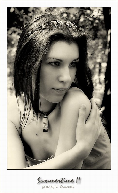 photo "Summertime II" tags: portrait, black&white, woman