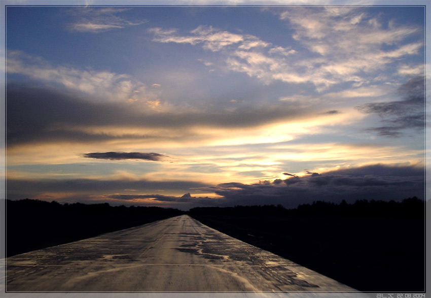 photo "Road to Sky" tags: landscape, sunset