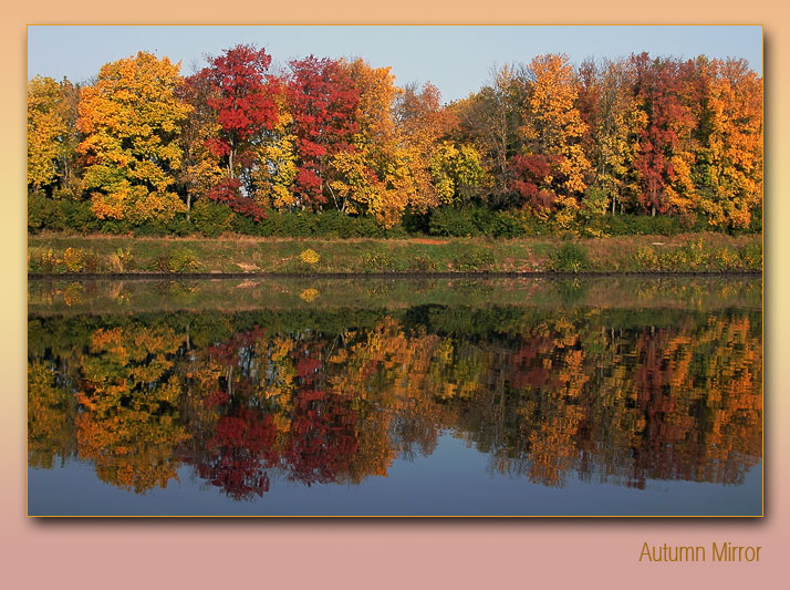 photo "Autumn Mirror" tags: landscape, autumn, water