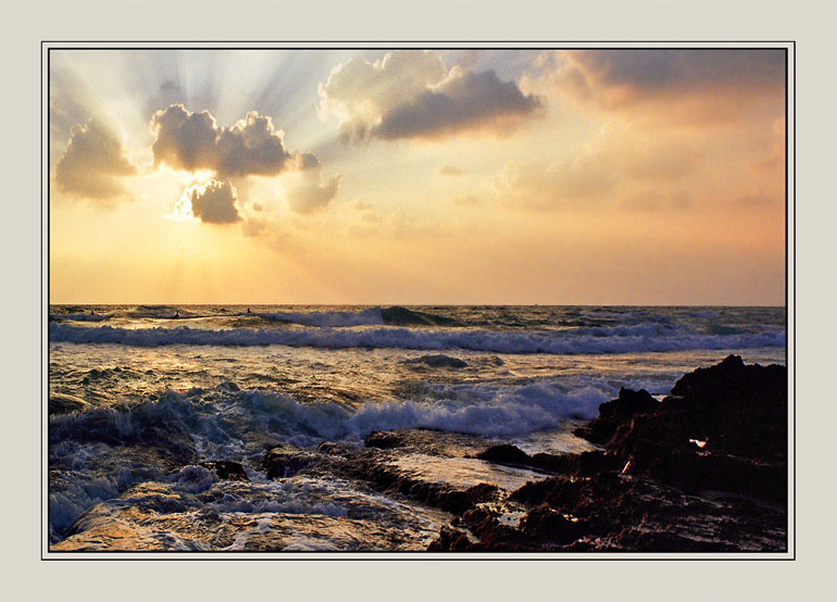 photo "Untitled photo" tags: landscape, sunset, water
