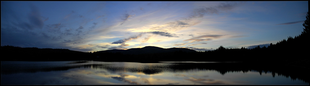 photo "Sunset at Oksne" tags: landscape, sunset, water