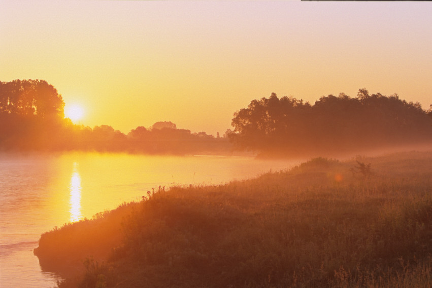 photo "River" tags: landscape, sunset, water