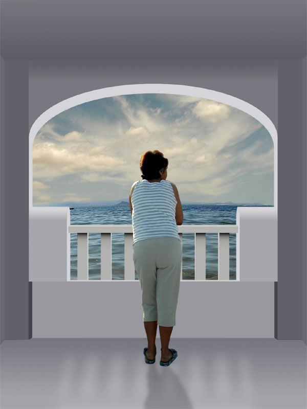 photo "Looking to sea" tags: montage, 