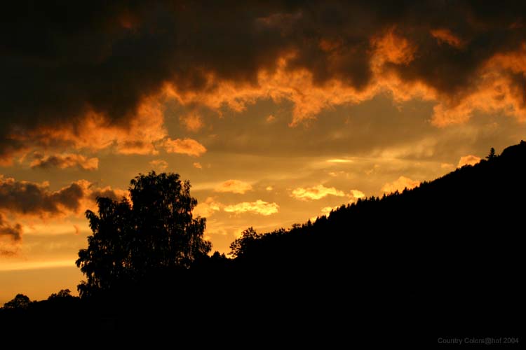 photo "When the Sky is burning" tags: landscape, clouds