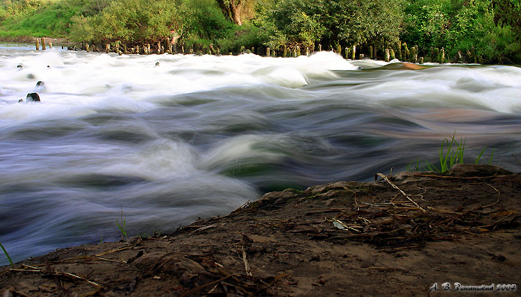 photo "Dynamics of the river (has not restrained:))." tags: landscape, nature, water