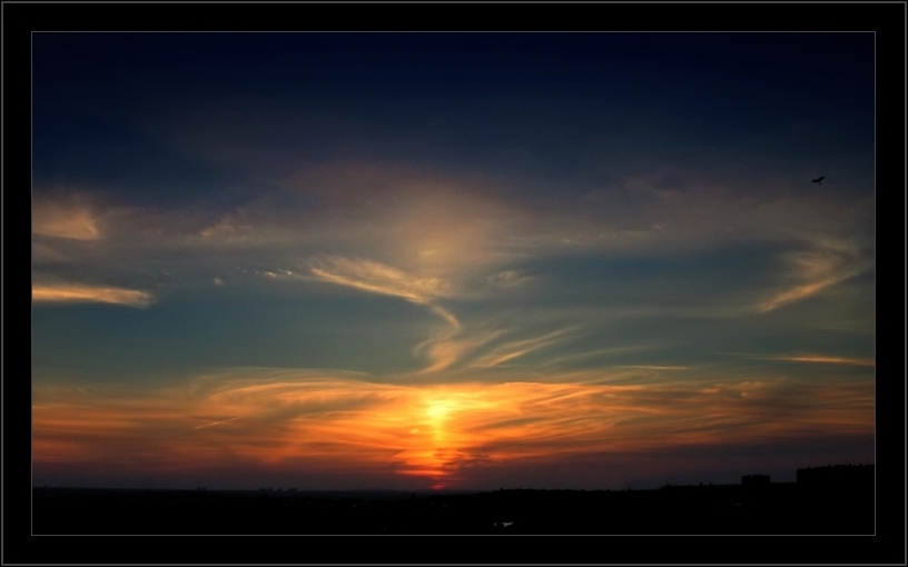 photo "Sight of a cloud" tags: landscape, clouds, sunset