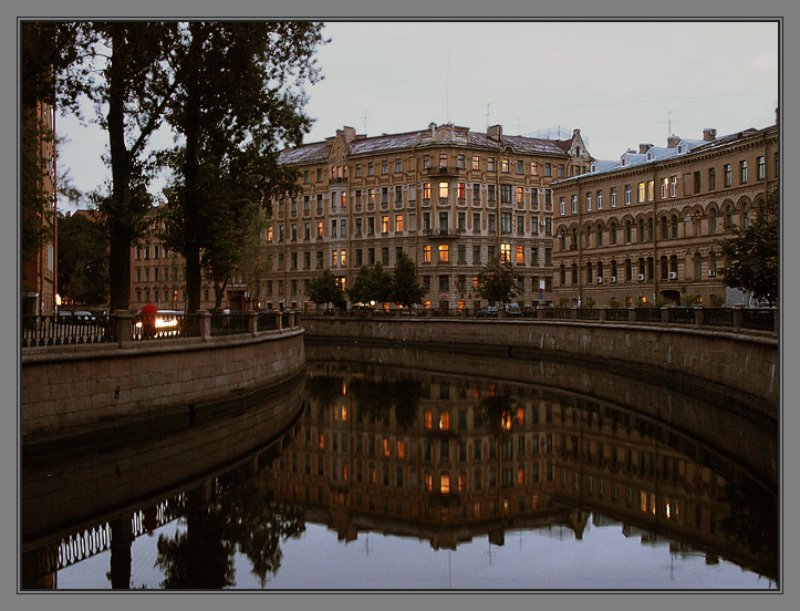 photo "Everning at Griboedov channel" tags: architecture, travel, landscape, Europe